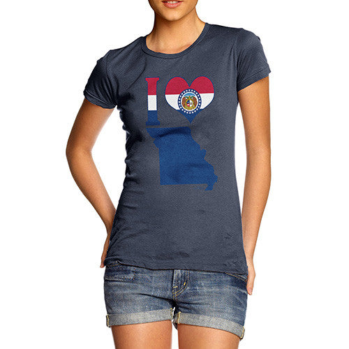 Women's I Love Missouri T-Shirt