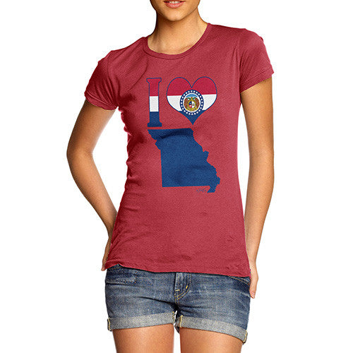 Women's I Love Missouri T-Shirt