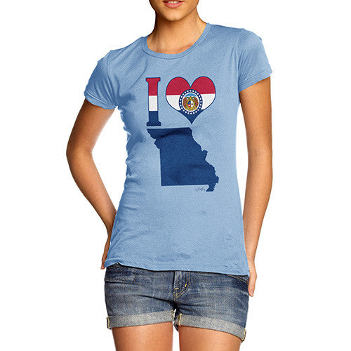 Women's I Love Missouri T-Shirt