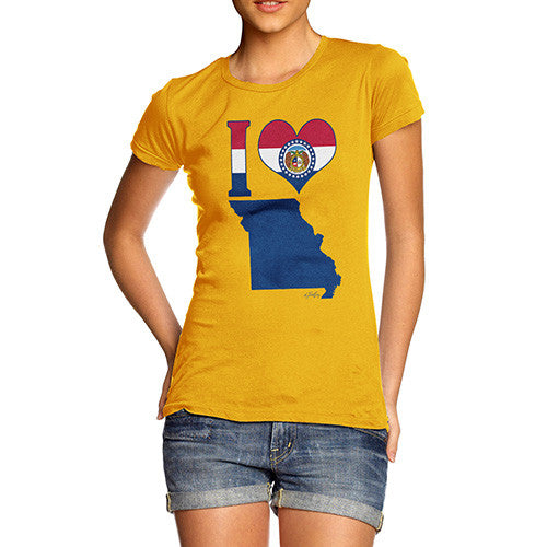 Women's I Love Missouri T-Shirt