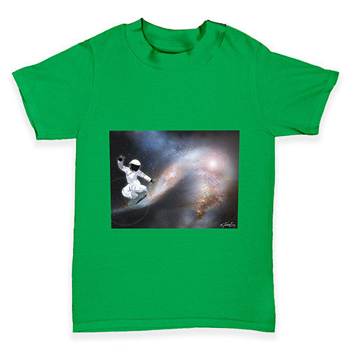 Space Surfing Baby Toddler T-Shirt