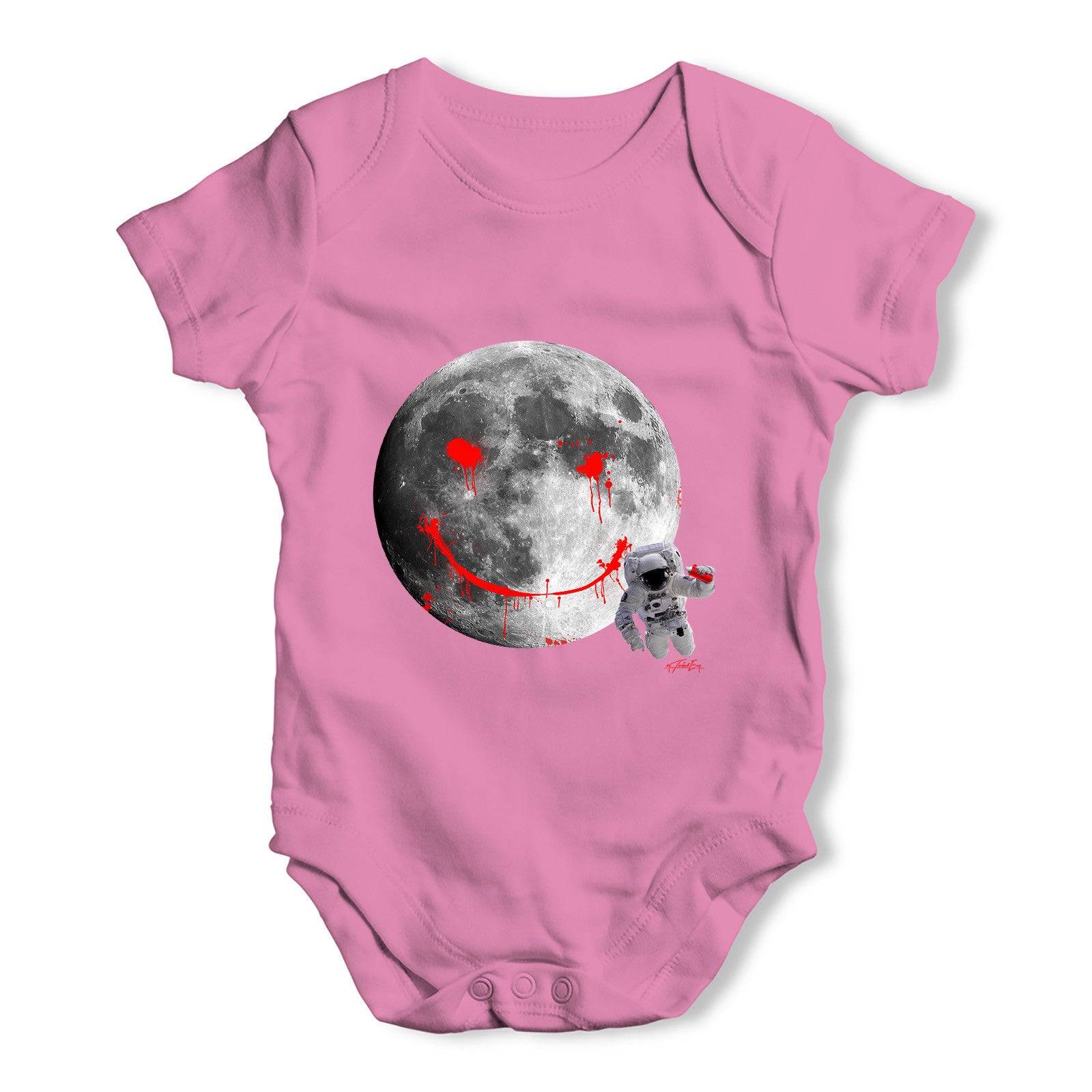 Full Moon Graffiti Baby Grow Bodysuit