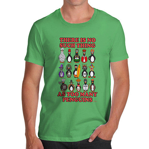 Too Many Penguins Men's T-Shirt