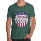 Men's Vote for Kanye West US President T-Shirt