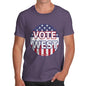 Men's Vote for Kanye West US President T-Shirt