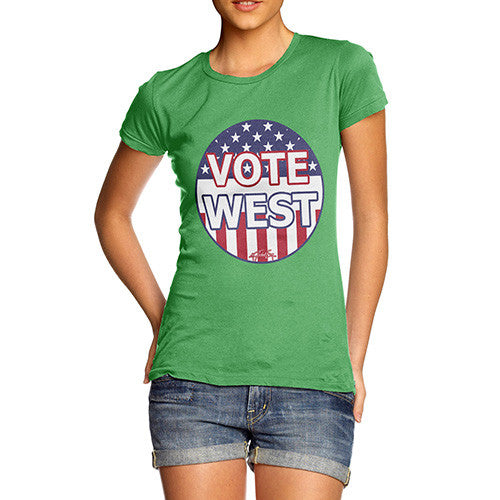 Women's Vote for Kanye West US President T-Shirt