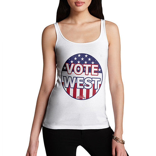 Women's Vote for Kanye West US President Tank Top