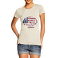 Women's America Rugby Ball Flag T-Shirt