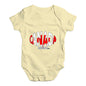 Baby Onesies Canada Rugby Ball Flag Baby Unisex Baby Grow Bodysuit 0-3 Months Lemon