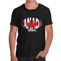 Men's Canada Rugby Ball Flag T-Shirt