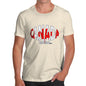 Men's Canada Rugby Ball Flag T-Shirt