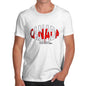 Men's Canada Rugby Ball Flag T-Shirt