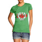 Women's Canada Rugby Ball Flag T-Shirt