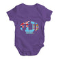 Funny Infant Baby Bodysuit Fiji Rugby Ball Flag Baby Unisex Baby Grow Bodysuit 18-24 Months Plum