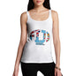 Women's Fiji Rugby Ball Flag Tank Top