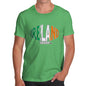 Men's Ireland Rugby Ball Flag T-Shirt