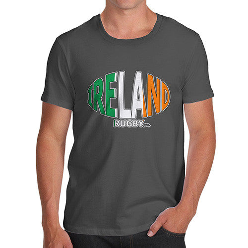 Men's Ireland Rugby Ball Flag T-Shirt