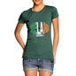 Women's Ireland Rugby Ball Flag T-Shirt