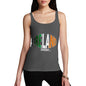 Women's Ireland Rugby Ball Flag Tank Top