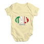 Baby Onesies Italy Rugby Ball Flag Baby Unisex Baby Grow Bodysuit 6-12 Months Lemon