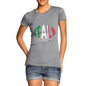 Women's Italy Rugby Ball Flag T-Shirt