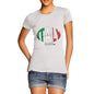 Women's Italy Rugby Ball Flag T-Shirt