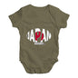 Baby Onesies Japan Rugby Ball Flag Baby Unisex Baby Grow Bodysuit 18-24 Months Khaki