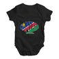 Funny Infant Baby Bodysuit Namibia Rugby Ball Flag Baby Unisex Baby Grow Bodysuit Newborn Black