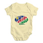 Babygrow Baby Romper Namibia Rugby Ball Flag Baby Unisex Baby Grow Bodysuit Newborn Lemon