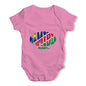 Baby Onesies Namibia Rugby Ball Flag Baby Unisex Baby Grow Bodysuit 3-6 Months Pink