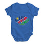 Funny Infant Baby Bodysuit Namibia Rugby Ball Flag Baby Unisex Baby Grow Bodysuit 0-3 Months Royal Blue