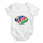 Cute Infant Bodysuit Namibia Rugby Ball Flag Baby Unisex Baby Grow Bodysuit 3-6 Months White