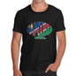 Men's Namibia Rugby Ball Flag T-Shirt