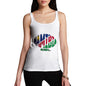 Women's Namibia Rugby Ball Flag Tank Top