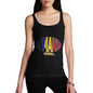 Women's Romania Rugby Ball Flag Tank Top