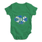 Cute Infant Bodysuit Scotland Rugby Ball Flag Baby Unisex Baby Grow Bodysuit Newborn Green