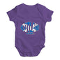 Bodysuit Baby Romper Scotland Rugby Ball Flag Baby Unisex Baby Grow Bodysuit 0-3 Months Plum