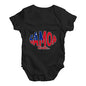 Baby Girl Clothes Samoa Rugby Ball Flag Baby Unisex Baby Grow Bodysuit 6-12 Months Black