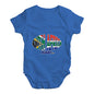 Baby Boy Clothes South Africa Rugby Ball Flag Baby Unisex Baby Grow Bodysuit 18-24 Months Royal Blue