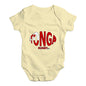 Baby Onesies Tonga Rugby Ball Flag Baby Unisex Baby Grow Bodysuit 18-24 Months Lemon