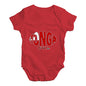 Baby Grow Baby Romper Tonga Rugby Ball Flag Baby Unisex Baby Grow Bodysuit 3-6 Months Red