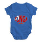 Baby Boy Clothes Tonga Rugby Ball Flag Baby Unisex Baby Grow Bodysuit 6-12 Months Royal Blue