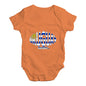 Funny Baby Onesies Uruguay Rugby Ball Flag Baby Unisex Baby Grow Bodysuit 6-12 Months Orange