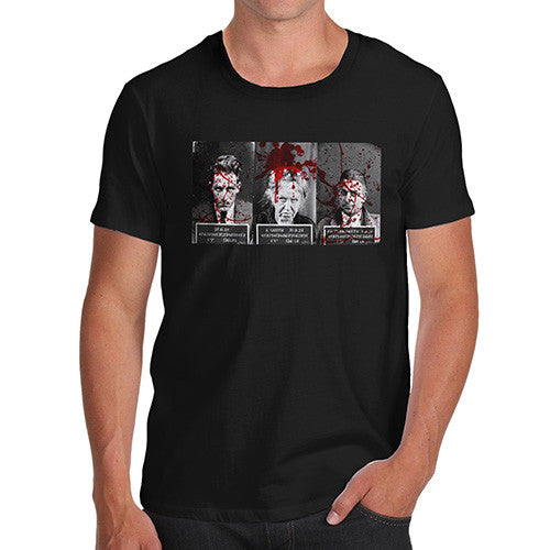 Men's Bloody Mugshot T-Shirt