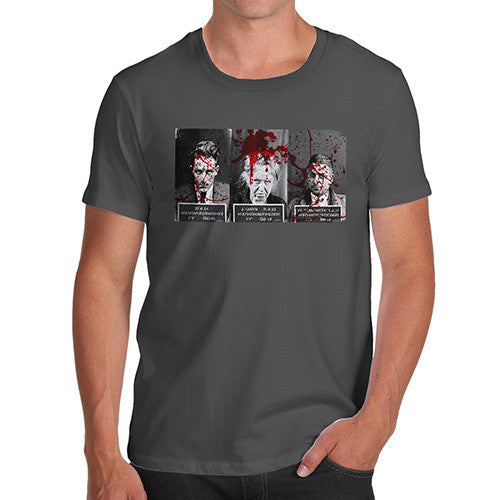 Men's Bloody Mugshot T-Shirt