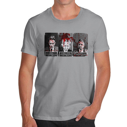 Men's Bloody Mugshot T-Shirt