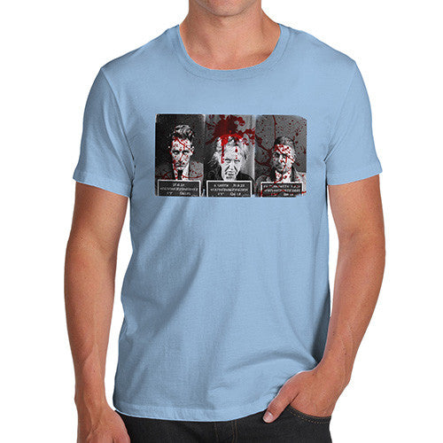 Men's Bloody Mugshot T-Shirt