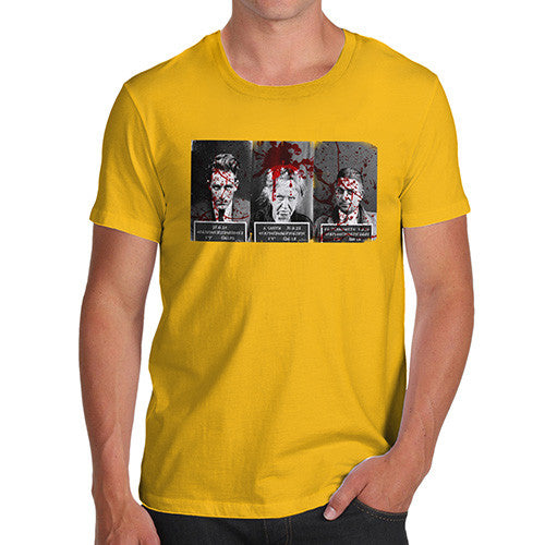 Men's Bloody Mugshot T-Shirt