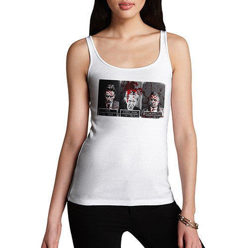 Women's Bloody Mugshot Tank Top