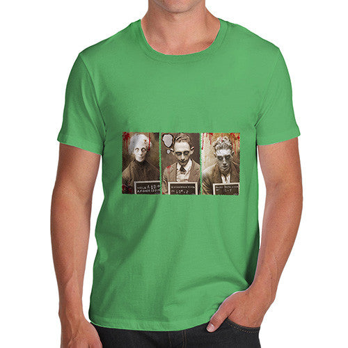 Men's Zombie Mugshots T-Shirt